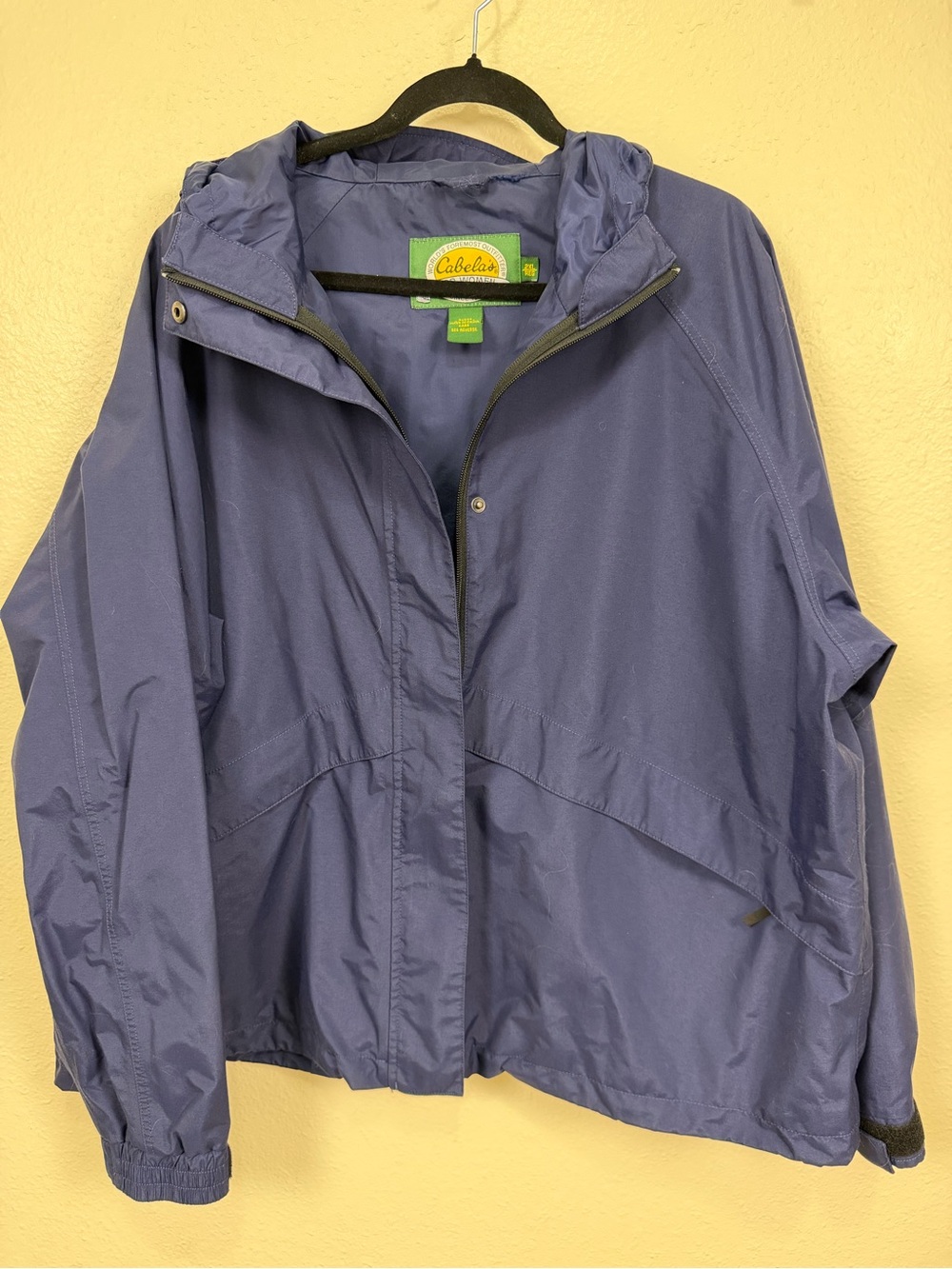 Cabela’s Gore-Tex Hooded Rain Jacket Blue Women’s 2XL